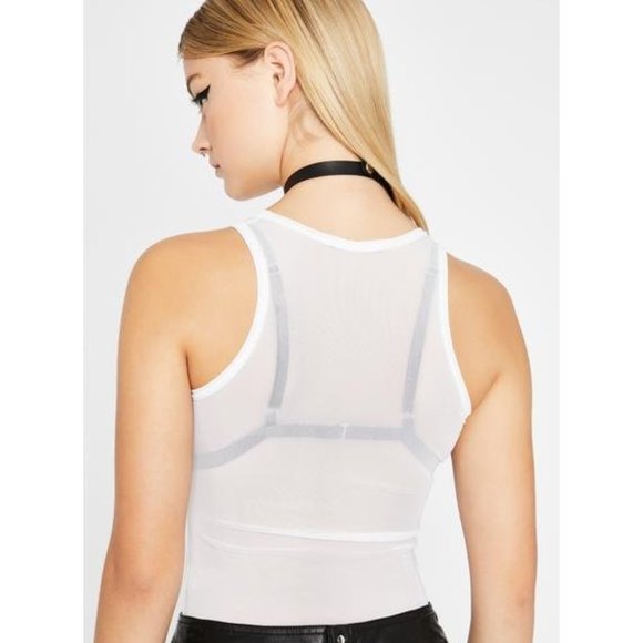 Graphic Mesh Bodysuit - Picture 4 of 13